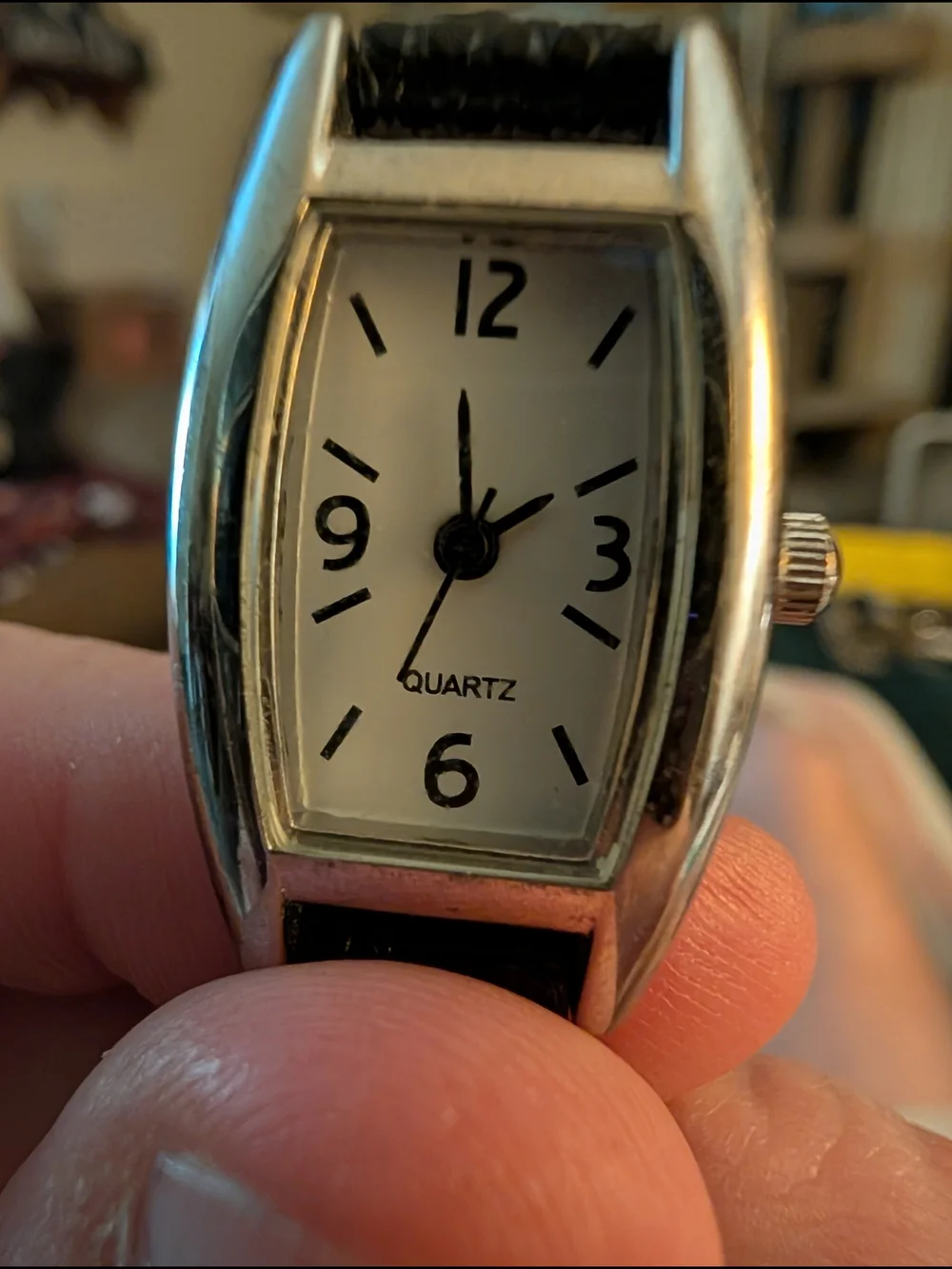 Advanced Stainless Steel Case Women's Watch - Black Quartz Movement  New Battery